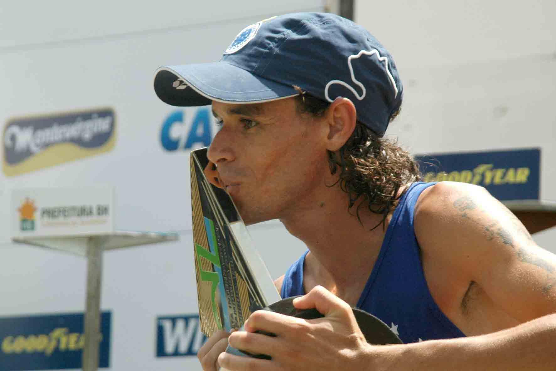 Frank Caldeira, Atleta de Sete Lagoas, espera nova vitória na Volta Internacional da Pampulha, após dois terceiros lugares / Foto:Sérgio Shibuya 